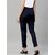 SHE PURE LUXURY WEAR Women Regular Fit Dark Blue Pure Cotton Trousers