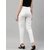 SHE PURE LUXURY WEAR Women Regular Fit White Pure Cotton Trousers