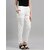 SHE PURE LUXURY WEAR Women Regular Fit White Pure Cotton Trousers