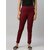 SHE PURE LUXURY WEAR Women Regular Fit Maroon Pure Cotton Trousers