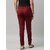 SHE PURE LUXURY WEAR Women Regular Fit Maroon Pure Cotton Trousers