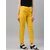 SHE PURE LUXURY WEAR Women Regular Fit Yellow Pure Cotton Trousers