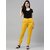 SHE PURE LUXURY WEAR Women Regular Fit Yellow Pure Cotton Trousers