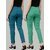 SHE PURE LUXURY WEAR Pack of 2 Women Regular Fit Dark Green, Light Green Pure Cotton Trousers
