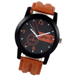 UnV Daps Mens Stylish Leatherite watch