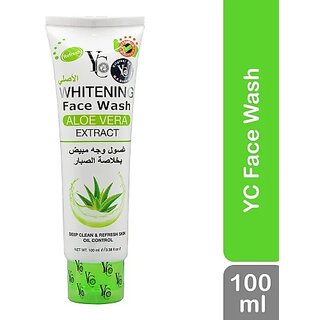 Aloe Vera Extract Deep Cleansing Refresh Skin YC FaceWash - 100ml