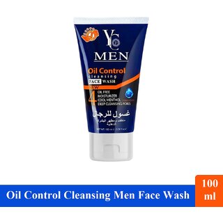 YC Men Oil Control Deep Cleansing Face Wash (100ml)