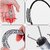 UnV Hair Catcher Stainless Steel, Garbage Catching Drain Cleaner Wire Spring Sink Cleaning Stick (162cm)
