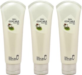 Mistine Goat Milk Facial Foam - 85g (Pack Of 3)