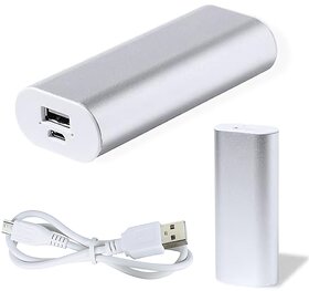 UnV 5200 mAh Power Bank (15 W, Fast Charging)  (Silver, Lithium-ion)B