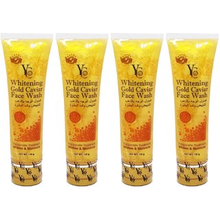 YC Whitening Gold Caviar Extract Face Wash - 100g (Pack Of 4)