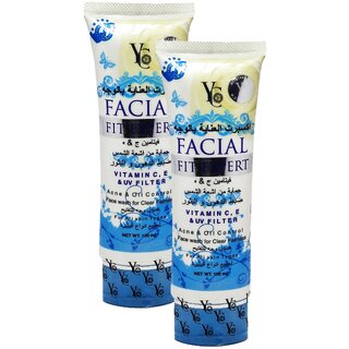 YC Facial Acne & Oil Control Face Wash - Pack Of 2 (100ml)