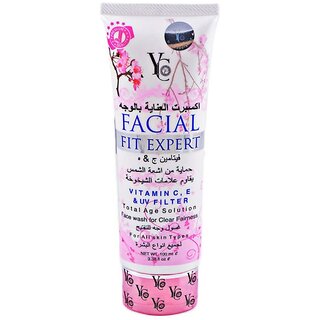 YC Facial Fit Expert Total Age Solution Fairness Face Wash - 100ml