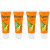 Mistine Papaya Facial Foam - 100g (Pack Of 4)
