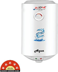Zoom 25 L Storage Water Geyser Aqua 25 Liter Water Heater  Gyser  White