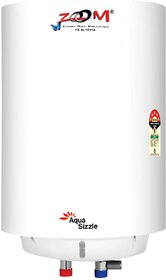 Zoom 50 L Storage Water Geyser Aqua Sizzle Water Heater White
