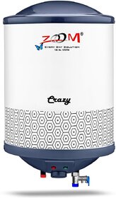 Zoom 25 L Storage Water Geyser Crazy Water Heater Gyser White