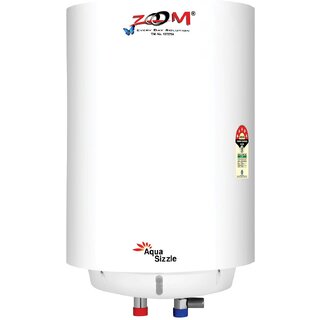 Zoom 50 L Storage Water Geyser Aqua Sizzle Water Heater White