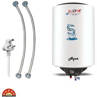 Zoom 6 L Storage Water Geyser Aqua Water Heater White