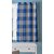 yaweh fabs window cotton curtain blue checkered pack of 2