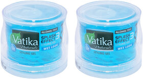 Vatika Naturals Wet Look Styling Gel - 250ml (Pack Of 2)