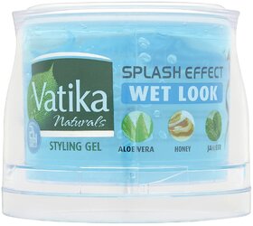 Vatika Naturals Wet Look Splash Effect Styling Gel - (250ml)