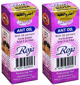 Roja Ant Egg Hair Removal Oil - 20ml (Pack Of 2)