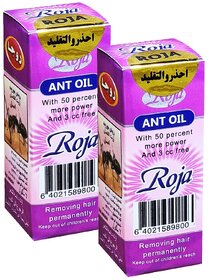 Roja Ant Egg Body Hair Removal Oil - Pack Of 2 (20ml)