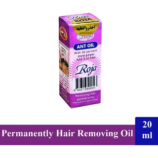 Roja Ant Egg Body Hair Removal Oil - Pack Of 1 (20ml)