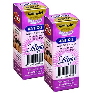 Roja Ant Egg Body Hair Removal Oil - Pack Of 2 (20ml)