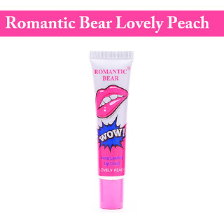 Romantic Bear Lovely Peach WOW Long Lasting Tint Lip Peel Off - 15g