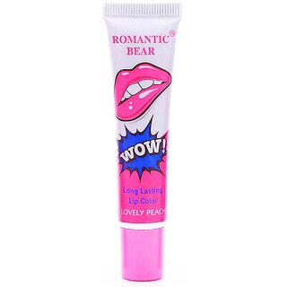 Romantic Bear PEEL OFF LIPSTICK  (LOVELY PEACH, 15g)