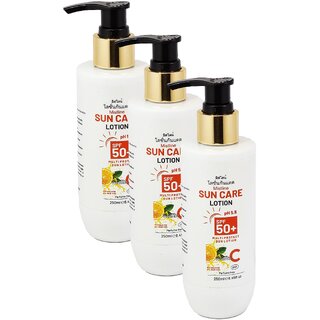 Mistline Sun Care Vitamin C Lotion - Pack Of 3 (250ml)