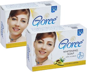 Goree Whitening Face  Body Soap - Pack Of 2 (100g)