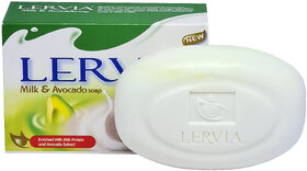 Lervia Milk And Avocado Soap - 90gm