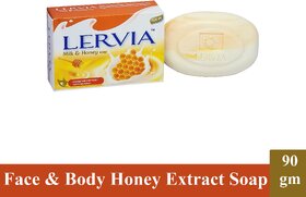 Lervia Enriched With Milk Protein And Honey Extract Soap - 90g