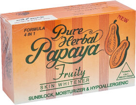 Pure Herbal Papaya Fruity Soap - 135g