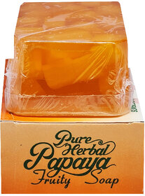 Papaya Fruity Pure Herbal Soap (135g)