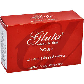 Skin Whitening White  Firm Bath Gluta Soap - (135gm)
