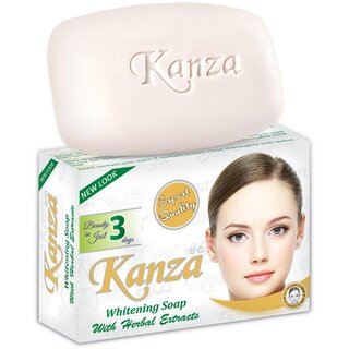 Kanza Whitening Face  Body Soap - Pack Of 1 (90gm)