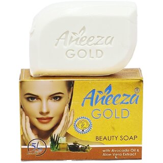Aneeza Gold Beauty Aloe Vera Extract Soap (90g)