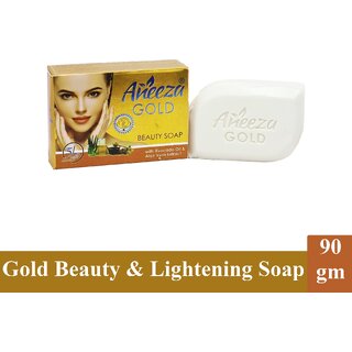 Aneeza Gold Face Beauty  Lightening Soap - 90gm