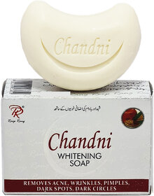 Chandni Whitening Removes Acne, Wrinkles, Pimples, Dark Spots Soap - 100gm