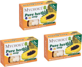 MyChoice Pure Herbal Fruity Soap - 100g (Pack Of 3)