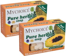 MyChoice Pure Herbal For Face & Body Soap - Pack Of 2 (100g)