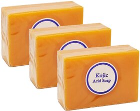 Kojic Acid Face  Body Soap - Pack Of 3 (130g)