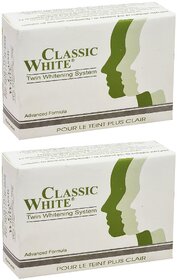 Classic White Twin Whitening Soap - 85gm (Pack Of 2)