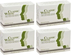 Classic White Twin Whitening Soap - 85gm (Pack Of 4)