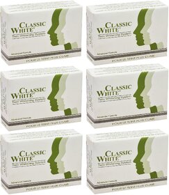 Classic White Twin Whitening Soap - 85gm (Pack Of 6)