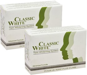 Classic White Bathing Whitening Soap - Pack Of 2 (85g)